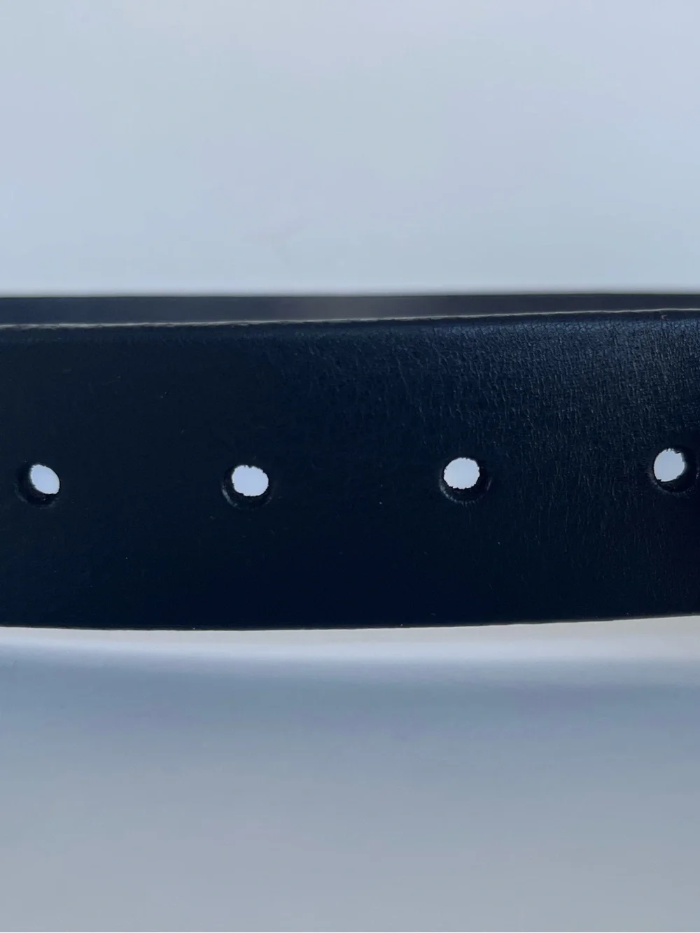 J.Crew Genuine Leather Belt- Size S- Black with gold buckle.